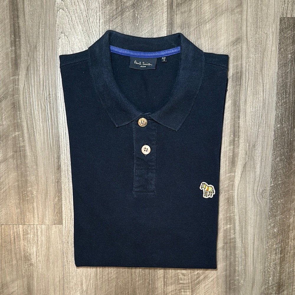 Paul Smith Jeans Zebra Logo Polo - Small